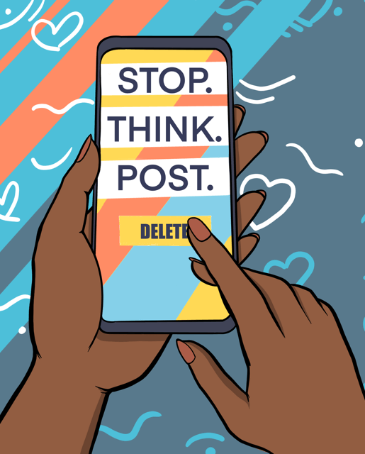 stop think post